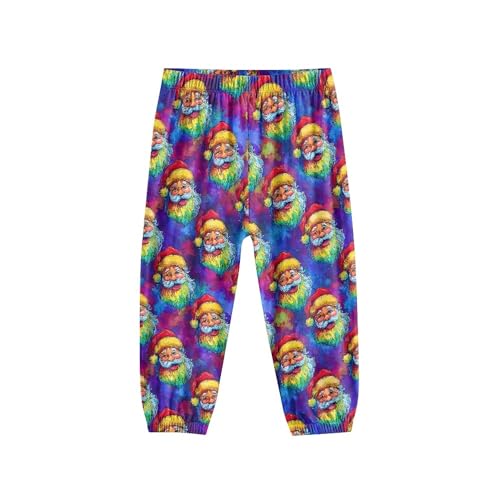 Image of Unisex Little Kids Yoga Trousers Bohemian Beach Pants Baggy Harem Activewear for Boys and Girls Age 3-10