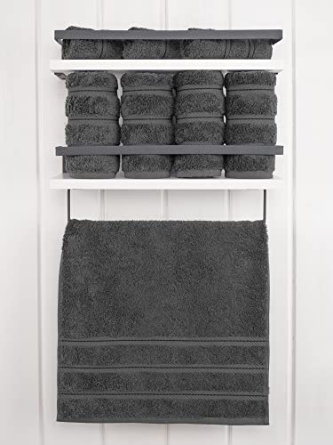 image for American Soft Linen Luxury Hand Towels for Bathroom, 600 GSM 100% Cott