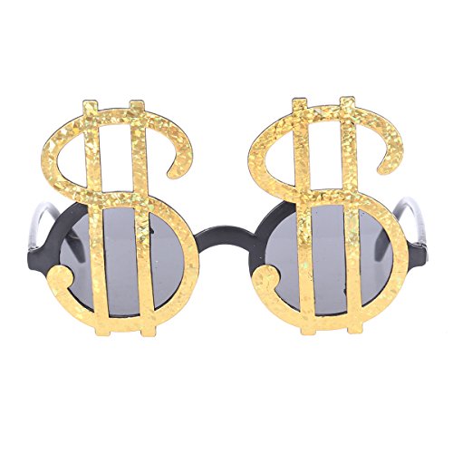 Tinksky Novedad anteojos Plastic Dollar Symbol Design Gafas de Sol Party Favors...