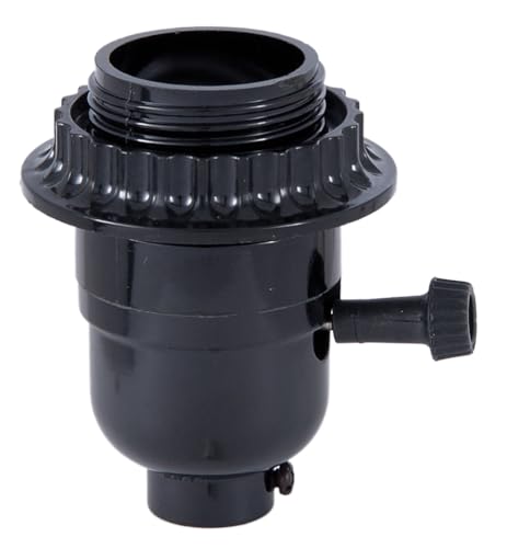 B&P Lamp Threaded Shell with Ring Phenolic Socket | Easy to Install Replacement Lamp Socket