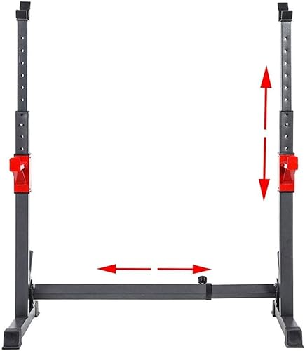 Soporte para sentadillas para sentadillas, soporte de inmersión ajustable, soporte para sentadillas, prensa de banco, soporte de barra ajustable,