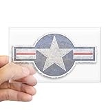 CafePress USAF US Air Force Roundel Rectangle Bumper Sticker Car Decal