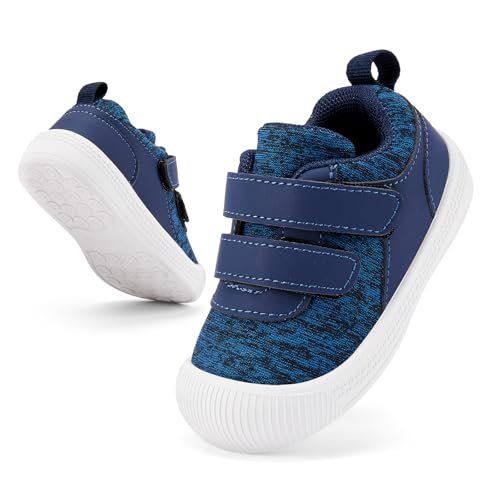 BMCiTYBM Baby Walking Shoes Boy Girl High Top Sneakers Infant First Shoes for Learning to Walk 6 9 12 18 24 Months4