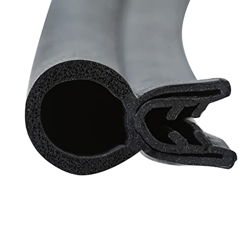 Patioer Car Door Rubber Seal Strip 20Ft, Trim Seal With Top Bulb For Cars, Boats, Rvs, Trucks, And Home Applications, Automotive Weather Striping, Pvc Bulb Trim With Epdm Rubber Seal #TOP5