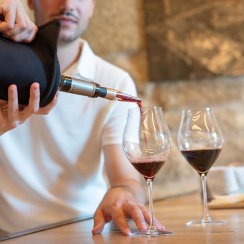 Aireador de vino KOALA sin goteos para servir botellas de forma limpia 5