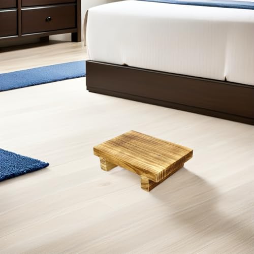 Taburete de madera MAGICLULU para cambiar zapatos en casa 6