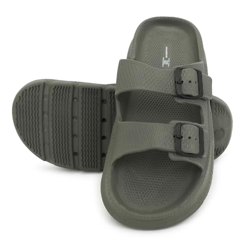 Image of Hygear Men's Zodiac EVA Slippers | Ultra Soft Cushion | Lightweight | Waterproof |Stylish | Anti-Skid | Comfortable Daily Wear Slippers for Men