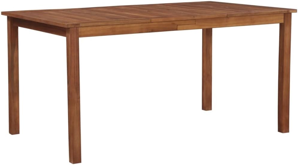 Garden Table 150x90x74 cm Solid Acacia WoodFurniture Outdoor Furniture