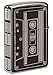 Zippo Cassette Tape Design Black Ice Pocket Lighter, one Size