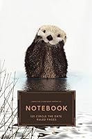Otter Circle the Date Lined Notebook Journal: 120 Ruled Pages, 6" x 9", Designer, Professional, Month Day, Planner 1651293651 Book Cover