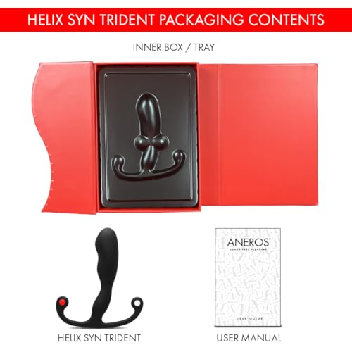 アネロス ヒリックス シン トライデント ドライオーガズム元祖メーカーアネロス 世界的人気No.1モデル 初心者から上級者に愛用 ハンズフリーで前立腺開発 医療用フェザータッチシリコン使用 - 画像3