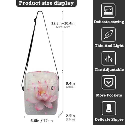 men's messenger bag Crossbody Bags For Women Croos Body Purses Adjustable Strap for Casual Casual- flower Flower3