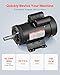 VEVOR 5 HP Electric Motor, 1725RPM Air Compressor Motor, CW/CCW Rotation, 1.125 inch Shaft Diameter, 2.75inch Shaft Length, 20.7N.m Torque, Single-Phase, ODP Cooling, 230V, 184T Frame