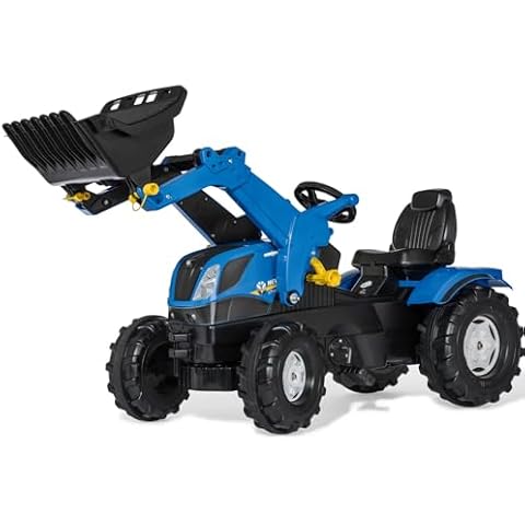 ROLly Toys New Holland Pedal Tractor with Loader Cover