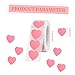 BLMHTWO 1000 Pieces Heart Stickers Roll, 25mm/1 Inch Pink Labels With Self-Adhesive and Strong Viscosity for Envelopes, Scrapbooking, Gift Wrapping