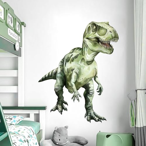 Vinilo Decorativo Dinosaurio Tyrannosaurus 108x130 cm miniatura 3