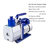 Vacuum Pump 6-10 CFM 1 Double Stage Air Conditioning Vacuum Pump 5PA Ultimate Vacuum Refrigerant HVAC Air Tool(10 CFM 1 HP) #1