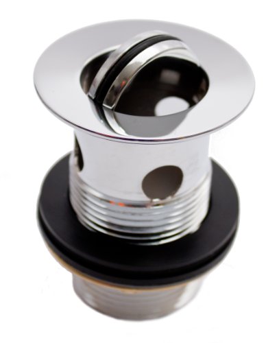 Plumb-Pak PPS83FT Brass and Chrome Plated Slotted Basin Waste