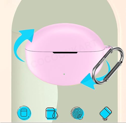 Image of Silicone Case Cover Compatible for OnePlus Nord Buds 3 | 3 Pro (Pink)