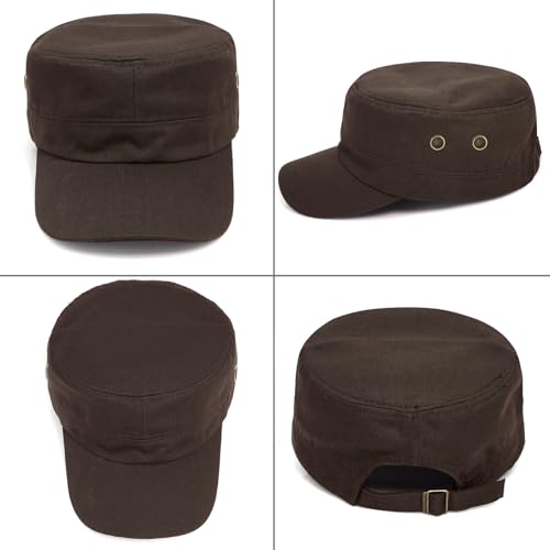 Image of Unisex Basic Cadet Army Caps Everyday Military Style Hat