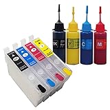 3年保証 エプソン 互換 【 IC74 / IC4CL74 / IC76 / IC4CL76 】詰め替え 用 カートリッジ (スケルトン タイプ・ 自動リセットチップ 付き)+ 互換 顔料インク 4色 セット(純正の約4倍) ベルカラー製 3年保証 エプソン 互換 【 IC74 / IC4CL74 / IC76 / IC4CL76 】詰め替え 用 カートリッジ (スケルトン タイプ・ 自動リセットチップ 付き)+ 互換 顔料インク 4色 セット(純正の約4倍) ベルカラー製