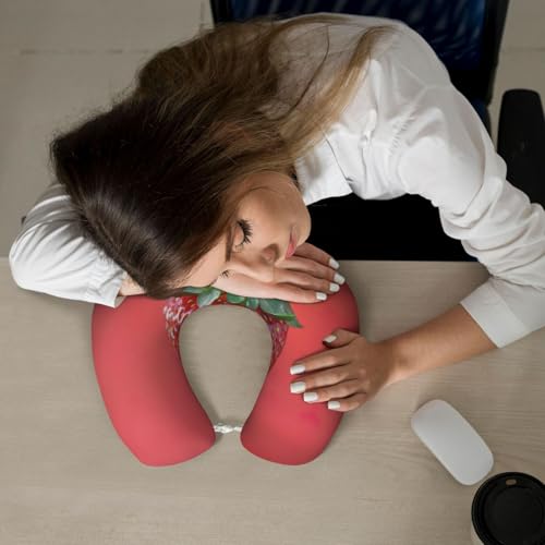 Almohada de viaje de espuma viscoelástica talla única miniatura 7