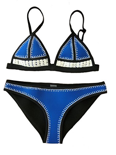 floravogue Farrah manta de punto de ganchillo Bikini Triángulo Traje De Neopreno Con Soporte