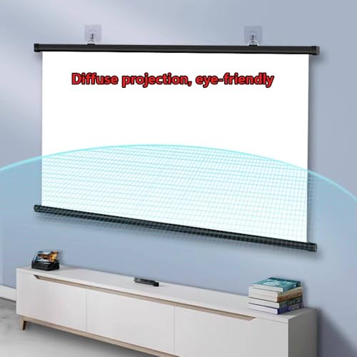 Pantalla Manual Portátil 60" 16:9 para Proyección miniatura 5