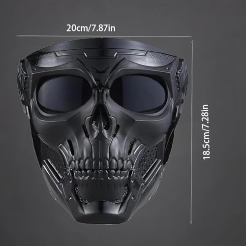 Image of Motorcycle Face Mask Full Face,Dirt Bike Goggles Motocross, ATV, Offroad, Riding Racing Goggles for Men Women