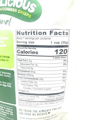 DJ&A Pickle-Licious Crispy Pickle Flavored Cucumber Crisps 7.05oz - 1 bag - image 3
