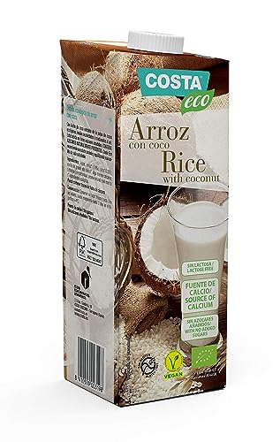 Costa Eco - Bebida Ecológica Arroz con Coco, 6 x 1L