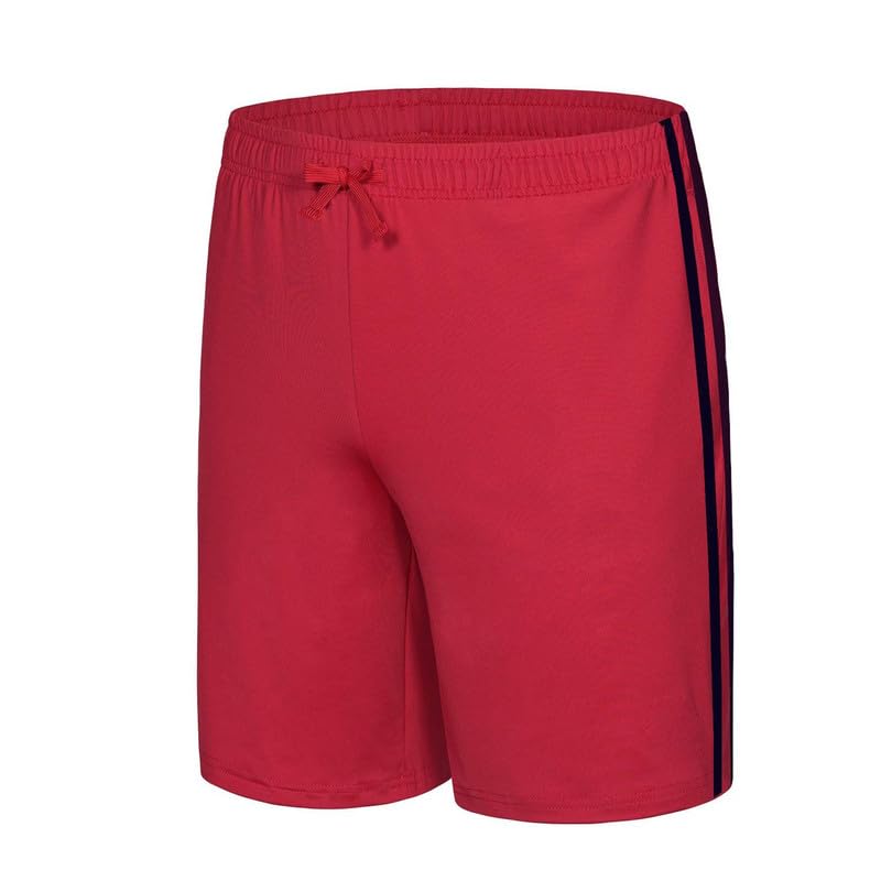 Image of Sport Shorts | Men's Shorts | Shorts for Men's | Polyester Shorts | Red Shorts