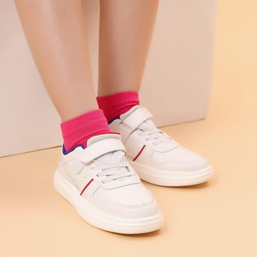 Image of TRASE Kids Sneakers for Boys & Girls | Lace-Up Closure | Stylish, Lightweight & Comfortable Unisex Shoes for Outdoor, Casual