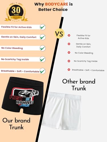 Image of BODYCARE Kids Boy's Trunk Underwear 100% Cotton | Soft Comfortable | Skin Friendly | Innerwear