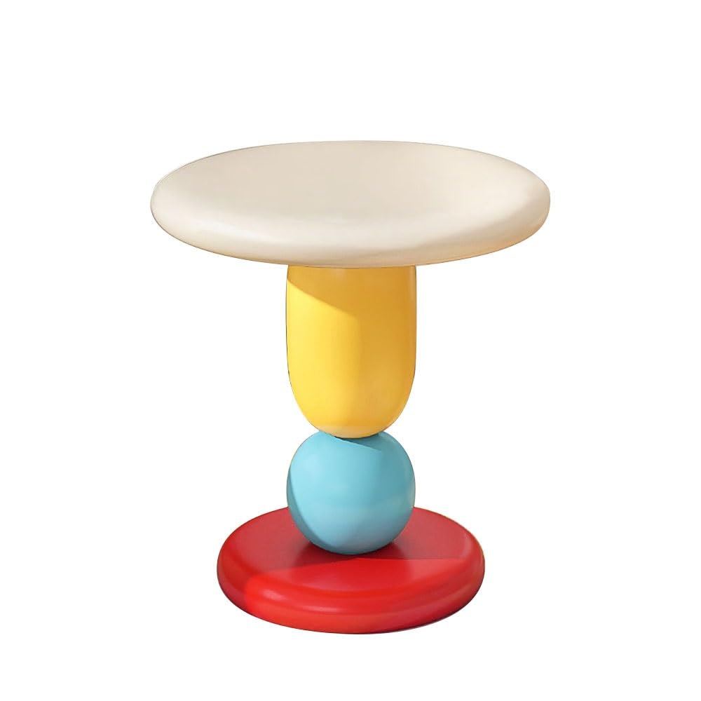 ZTHYSHOZ Coffee Table Colorful Living Room Storage Table Sofa Side Coffee Corner Bedroom Balcony(Multi-colored)
