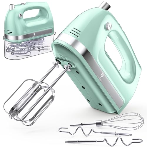 Hand Mixer Electric, 400W Food Mixer 5 Speeds Handheld Blender, 5 Stainless Steel Accessories,...