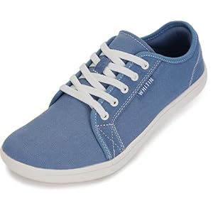 WHITIN Men’s Canvas Barefoot Shoes | Wide Toe-Box | Zero-Drop Sole