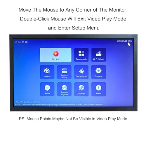 Image of VSDISPLAY 18.5'' Advertising LCD Monitor 1920x1080 USB Auto Copy Autoplay | for Supermarket Store Exhibition Extra Display