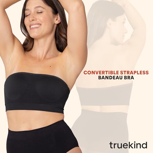 Truekind Bra, Wireless Strapless Bra, Bandeau Bra, Small to Plus Size Strapless Bras for Women, Womens Strapless Bras - Image 8