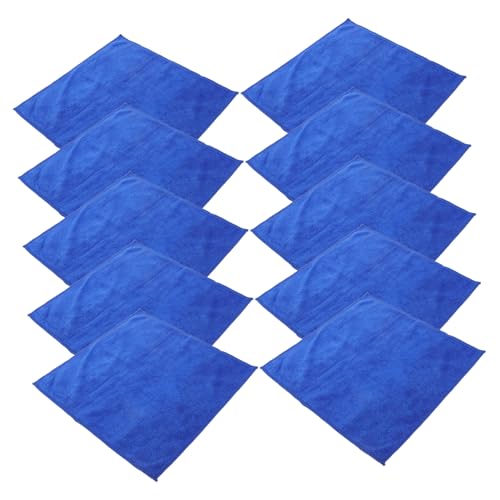 Mikinona 10 Pcs Microfiber Car Drying Towels Thick and Absorbent Car Cleaning Cloths Multi Functional Wiping Supplies and Household Use