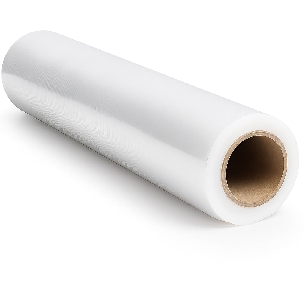Stretchfolie Transparent 6 Rollen, 50 cm x 230 m, Wickelfolie für Umzug, Möbel, Lager und Palettensicherung (6 x 2.3 kg, 23µm)
