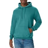 Hanes Comfortblend EcoSmart Hoodie, Midweight Fleece, Pullover Hooded Sweatshirt for Men, Spanish Moss, Large