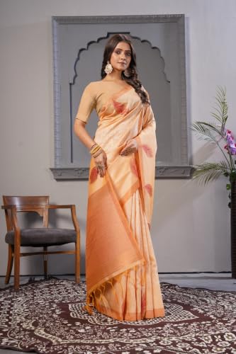 KARAMKARI tussar silk saree in tussar silk – image 6