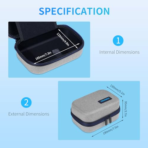 FEELWORLD Carrying Case Compatible 5-6 inch Cámara DSLR Monitor miniatura 3