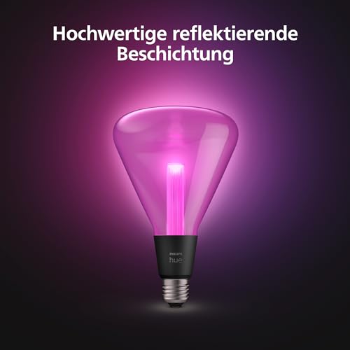 Philips Hue Lightguide smarte Lampe, Edison Form, ST70, weißes und farbiges Licht, Bluetooth kompatibel, Sprachsteuerung mit Alexa, Apple Home und Google Assistant 3