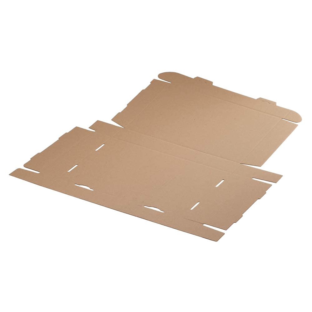 BB-Verpackungen 200x Maxibriefkartons 319 x 225 x 50 mm A4 braun (200 Stück) | stabiler Versandkarton | leicht zu falten | DP DHL DPD Hermes GLS | schnell aufzubauen