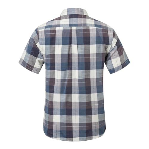 Cromoncent Men's Short-Sleeve Cotton Oxford Shirt3