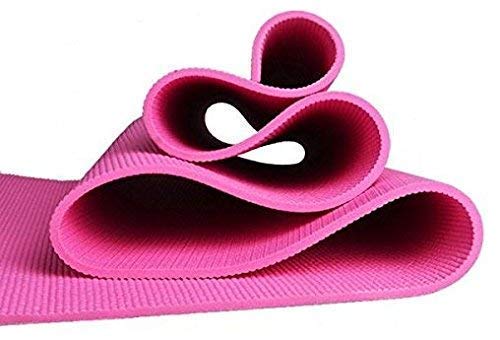 Image of 4MM Thick, Light Weight with Anti-Slip Dual Side Embossed Yoga Mat For Men and Women (Pink, 4 MM)