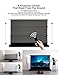 VIVIDSTORM-Floor Screen PRO 120 inch Motorized Electric Screen Home Theater Ambient Light Rejecting Screen Movie or Office Presentation Video Screen Compatible with UST Laser Projector,VMDSTUST120H