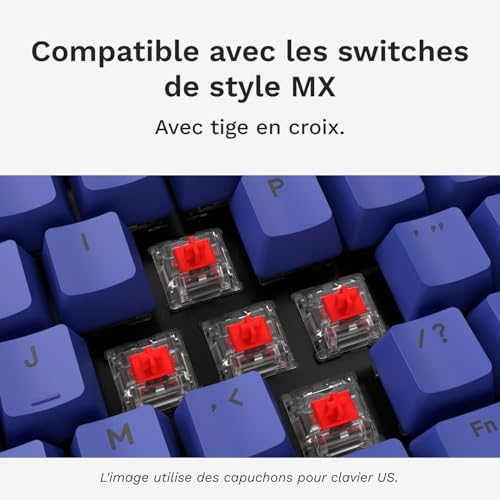 Touches GPBT Basics de clavier custom Mana Blue pour sublimer votre bureau de jeu